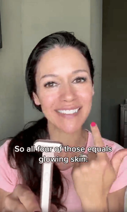 Revella™ 4‑in‑1 Red Light Therapy Wand + Activating Serum (Anti‑Aging, Skin Tightening, Collagen Boosting)